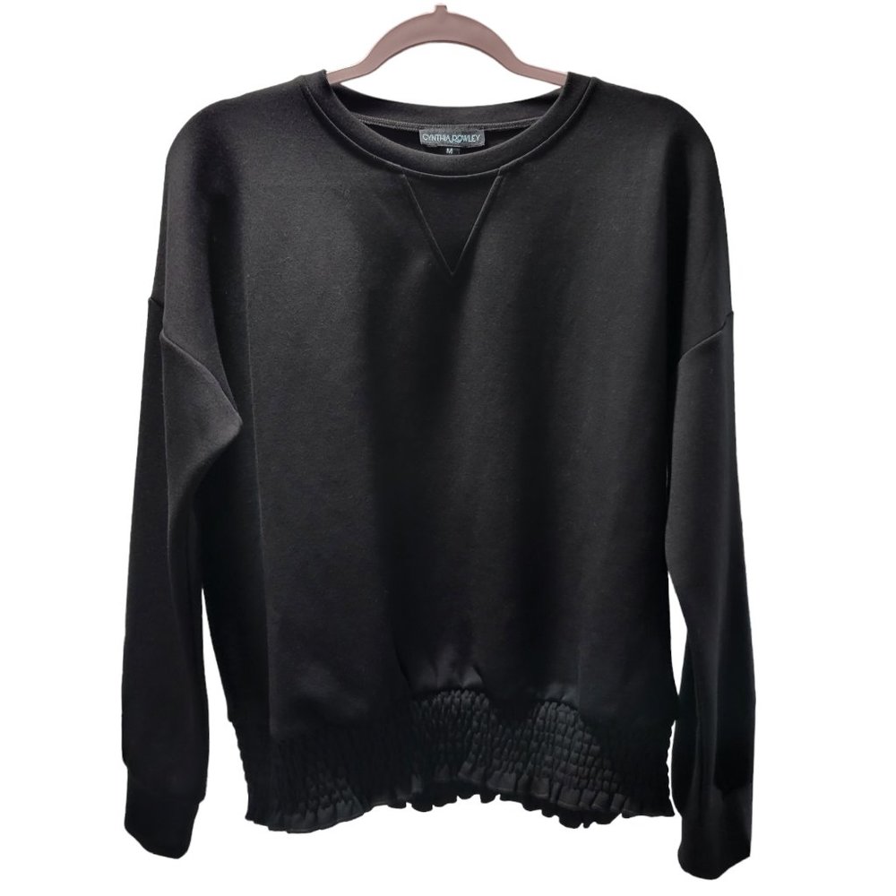 Cynthia Rowley Black Sweatshirt